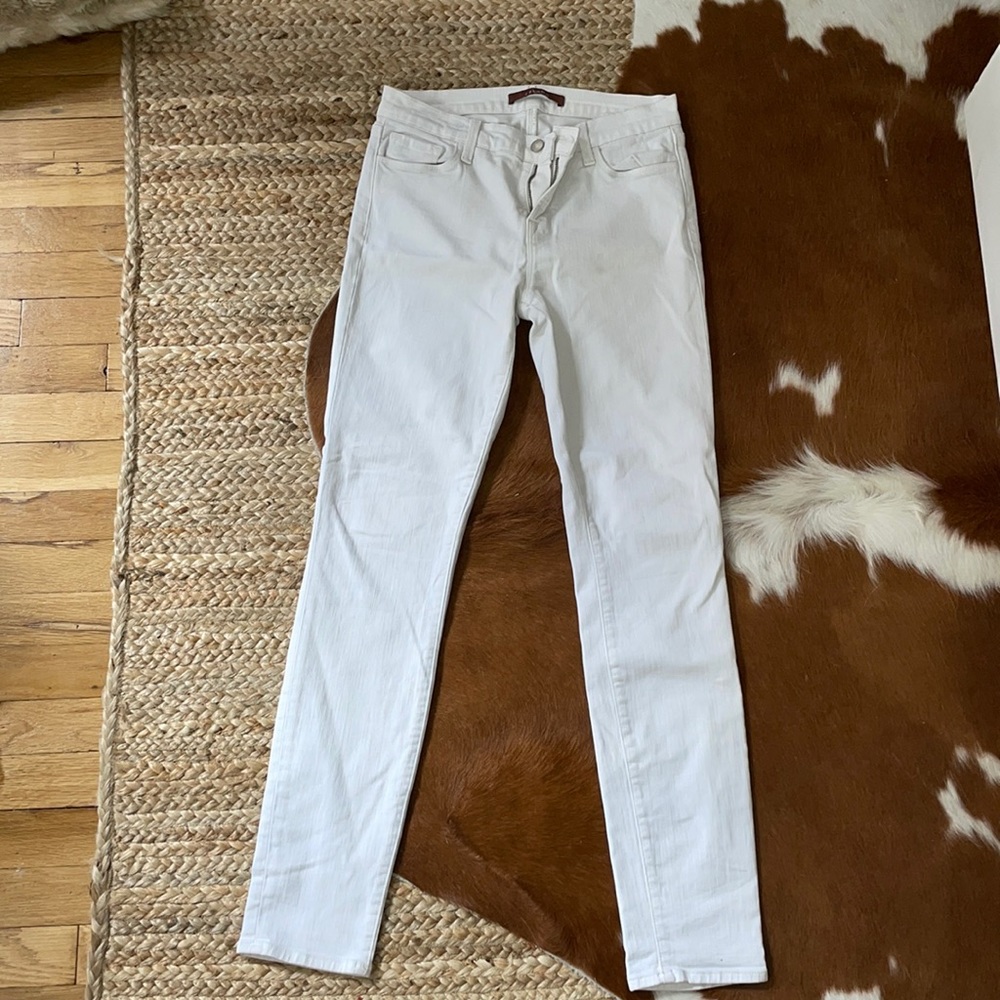 J Brand White Skinny Jeans size 29